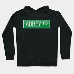 Abbey Road Street Sign Hoodie